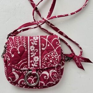 Vera Bradley Twirly Birds Pink Crossbody 2010 Purse